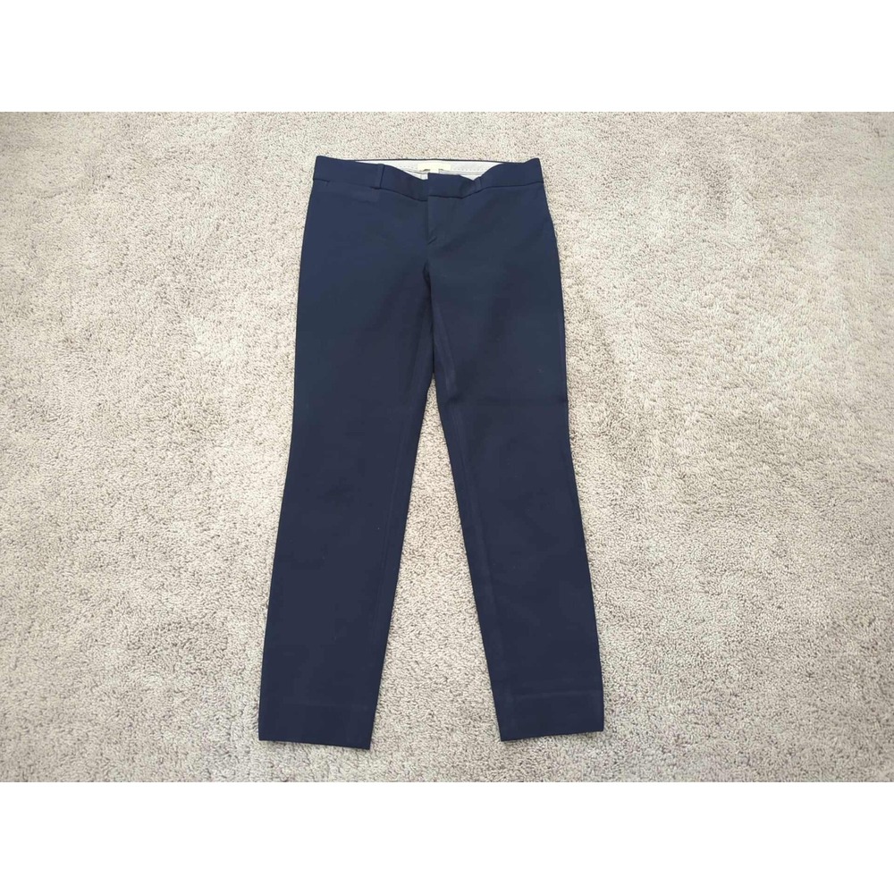 Banana Republic Pants Womens 4 Blue Sloan Fit Slim‎ Stretch Low Rise Cropped